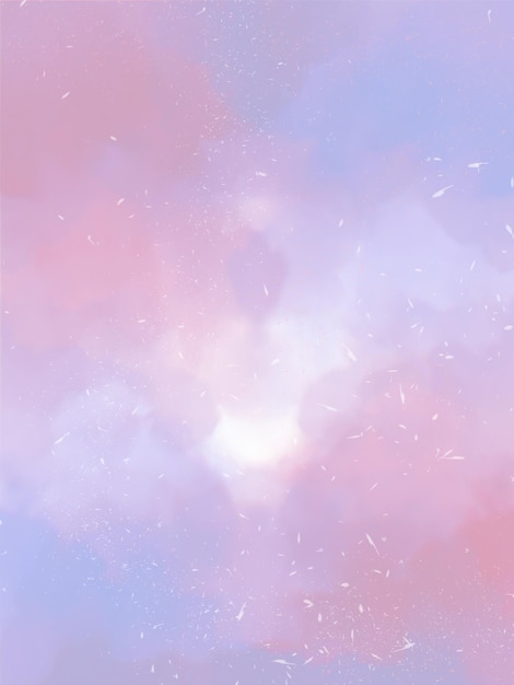 Foto fondo pastel con un cielo y nubes rosas y azules, con un fondo rosa y la nube de palabras.