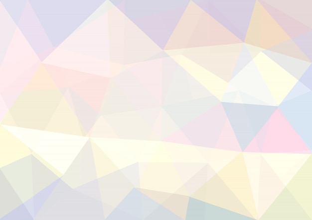 Fondo pastel con formas geométricas