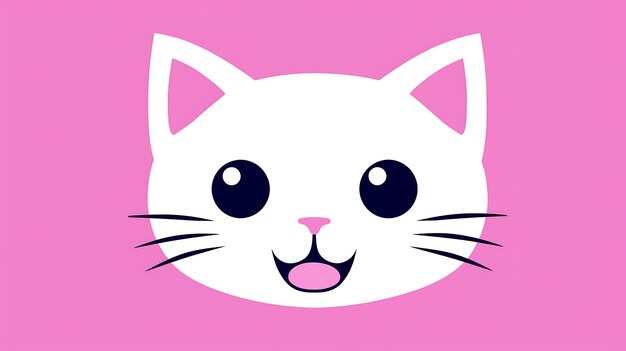 Foto el fondo pastel del gato kawaii es lindo.