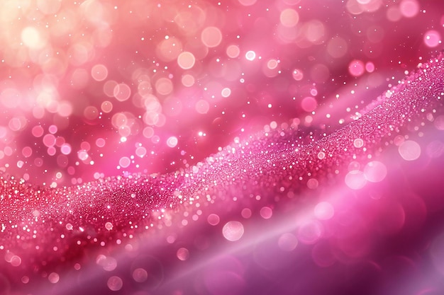 Fondo pastel rosa borroso abstracto con espacio de efecto de luz bokeh para fondo de texto para des