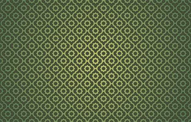 Fondo de patrón árabe sin costuras Estilo árabe Ilustración vectorial ornamental islámica
