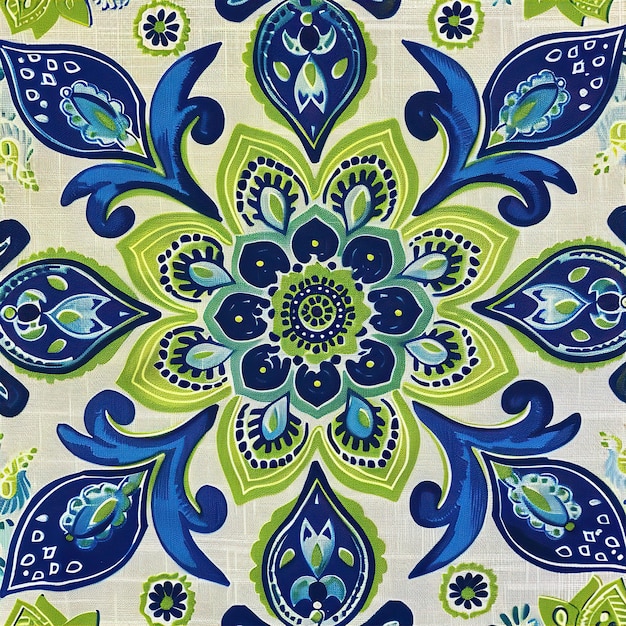 Fondo con patrón de boho batik