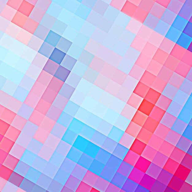 Foto fondo de patrón brillante cuadrado de color abstracto.