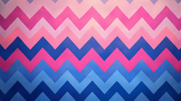 Foto fondo con patrón de chevrón rosado y azul