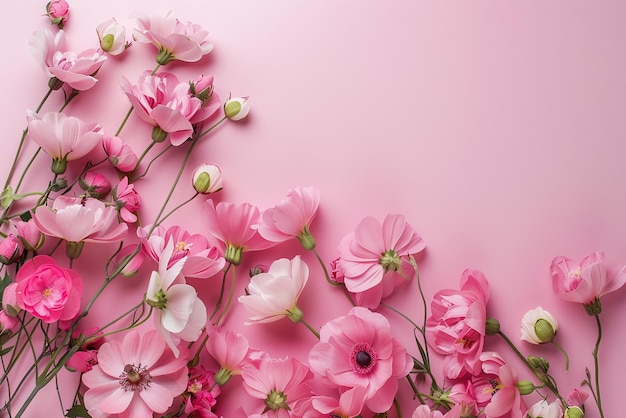 Fondo con patrón de color rosado