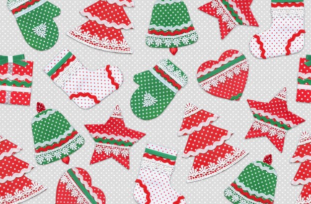 Fondo de patrón sin costura de invierno de Navidad para papel de regalo
