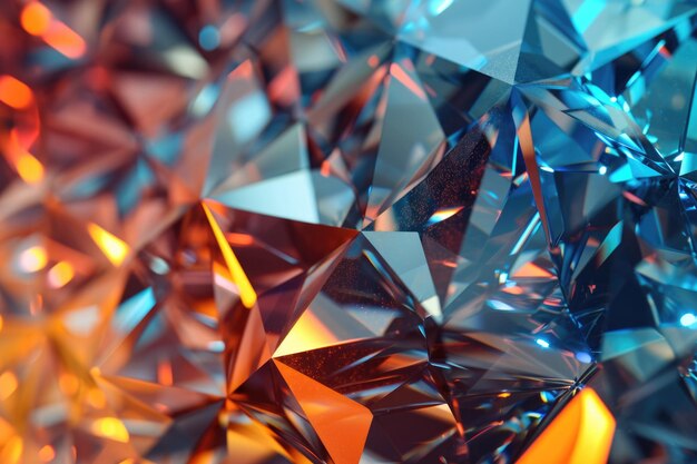 Fondo de patrón de diamante abstracto con ilustración de textura de cristal