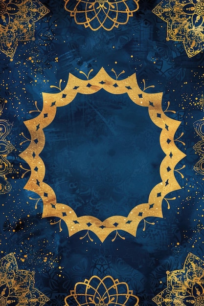 Fondo del patrón de estilo de la mezquita árabe islámica