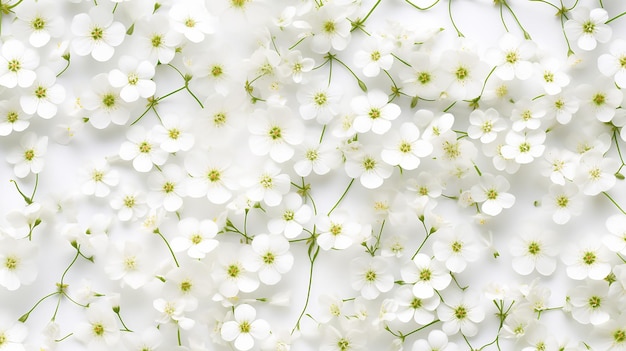 Foto fondo de patrón de flor de gypsophila textura de fondo de flor