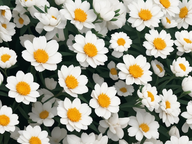 Fondo con patrón de flores