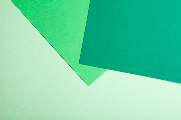 Fondo de patrón geométrico abstracto con papel verde
