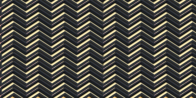 Fondo de patrón geométrico transparente negro y dorado