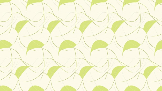 Fondo con patrón de hoja verde