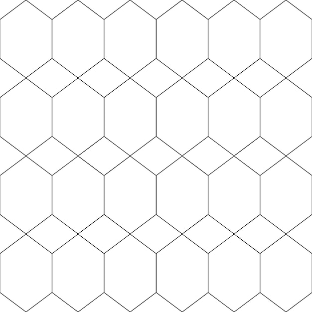 Fondo de patrón negro png diseño geométrico abstracto transparente