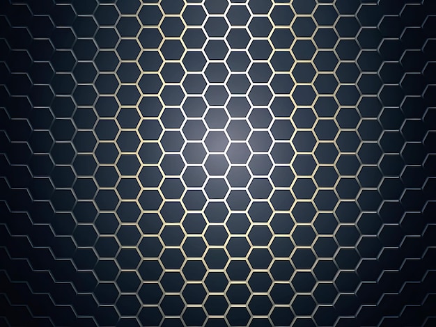 Foto fondo de patrón oscuro hexagonal