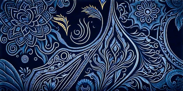 Fondo de patrón de pañuelo paisley