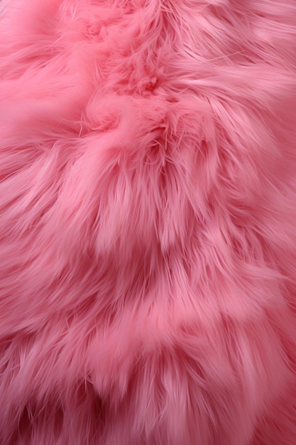 Foto un fondo con un patrón de pelaje rosa