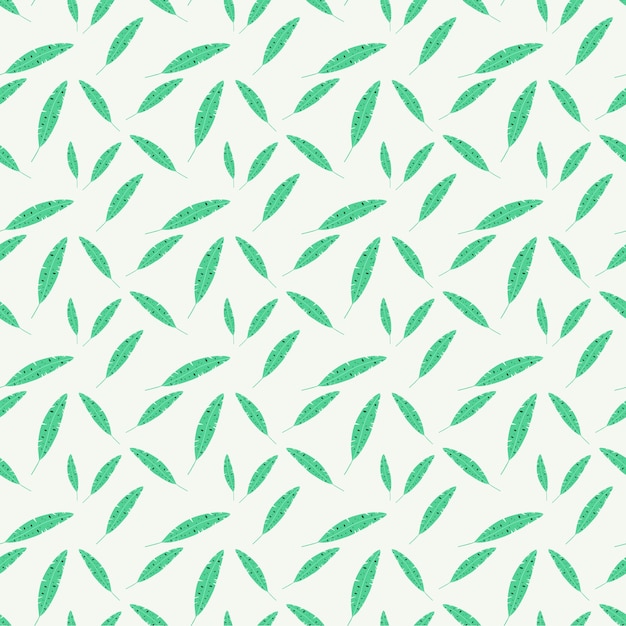 Fondo de patrón de planta de hoja verde transparente, ilustración de planta para cubierta y papel tapiz