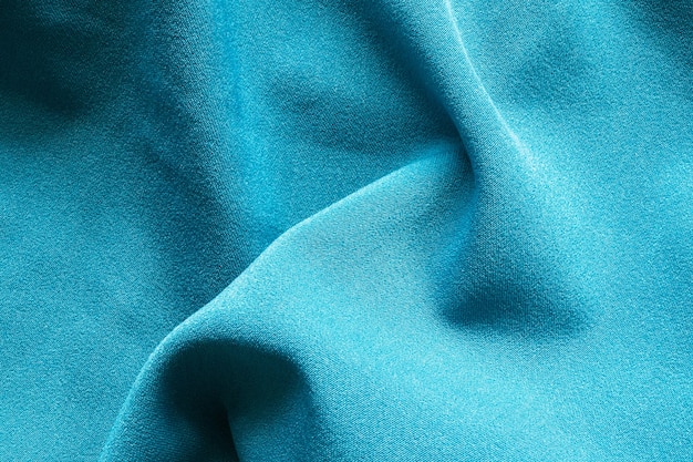 Fondo de patrón de textura de tela de ropa azul