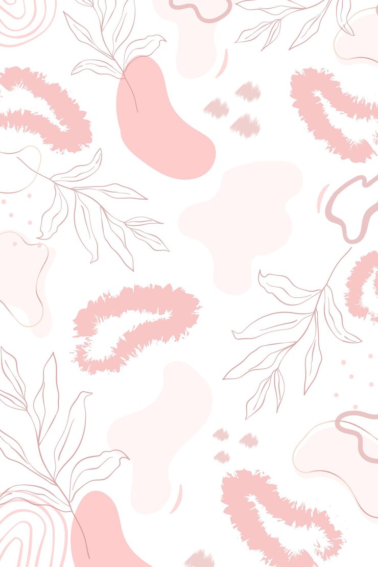 Foto fondo con patrones botánicos rosados