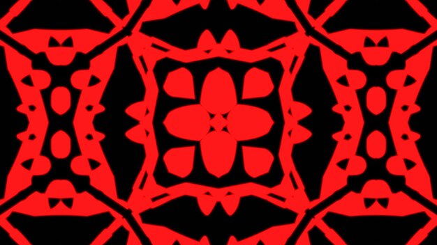 Fondo de patrones sin fisuras geométrico rojo abstracto Foto Premium