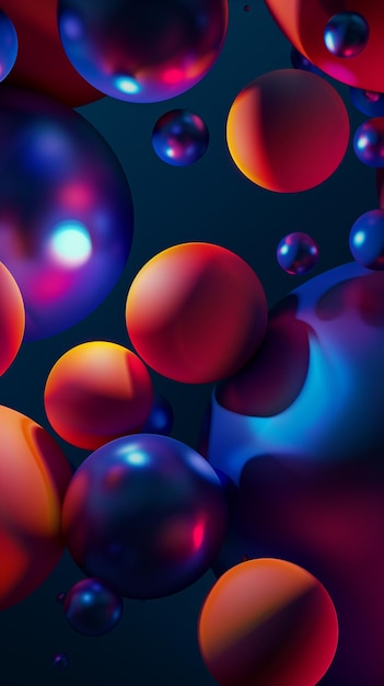Fondo de la pelota en 3D
