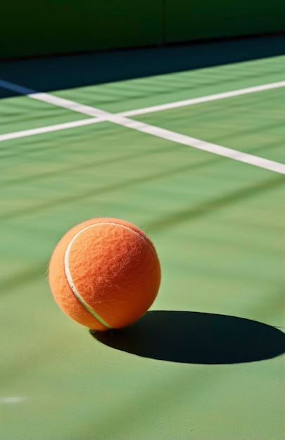 Fondo de pelota de tenis