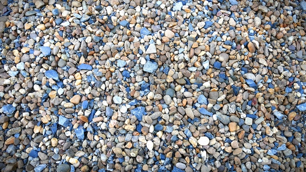 Fondo de pequeñas piedras de grava