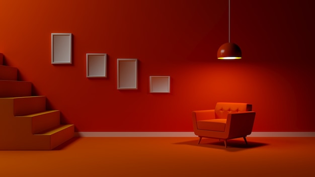 Fondo perfecto minimalista diseño de interiores arquitectónico colorido