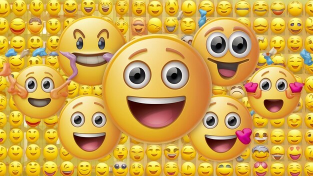 El fondo del personaje del emoji