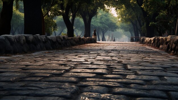 Foto fondo de piedra de la carretera