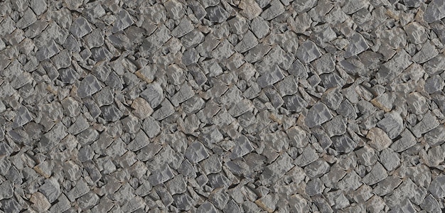 Fondo de piedra de guijarros textura de grava pavimentada con grava patrón de textura con poca profundidad