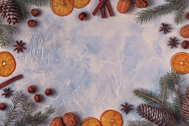 Fondo de piedra luz de Navidad