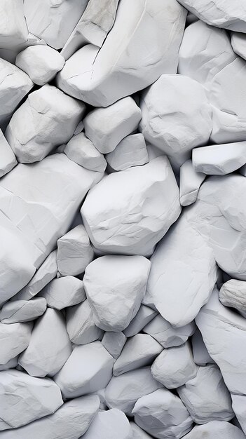Foto fondo de piedras blancas dispuestas estéticas