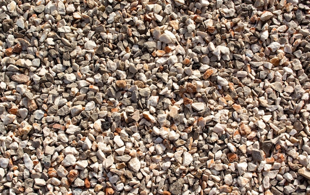 Fondo de piedras de mar