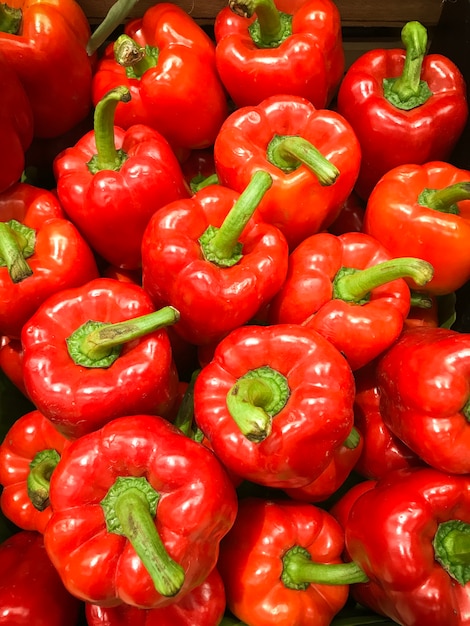 Fondo de pimiento rojo