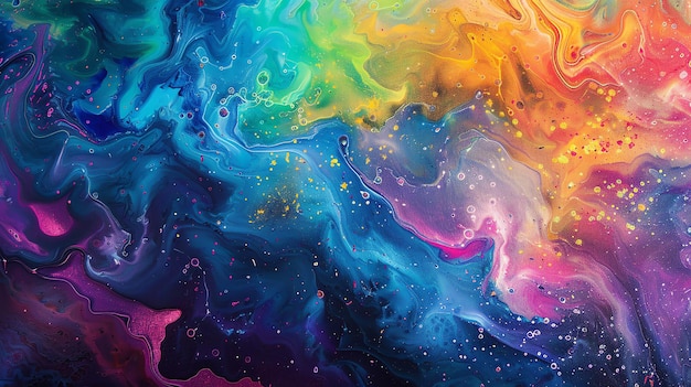 Fondo de pintura abstracta colorida con textura pintada a mano