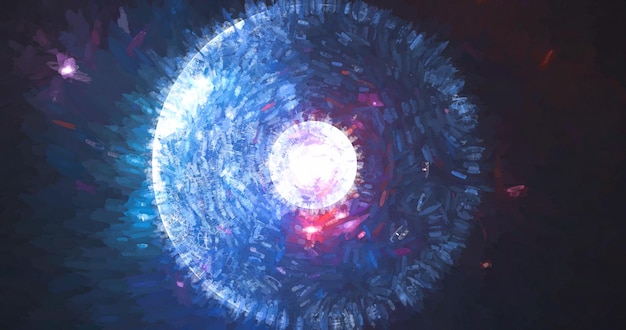 Fondo de pintura abstracta