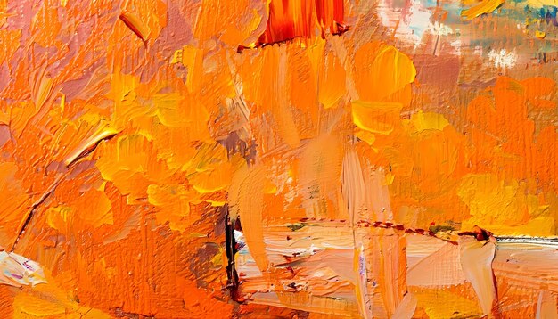 Fondo de pintura al óleo abstracto Técnica de cuchillo de paleta