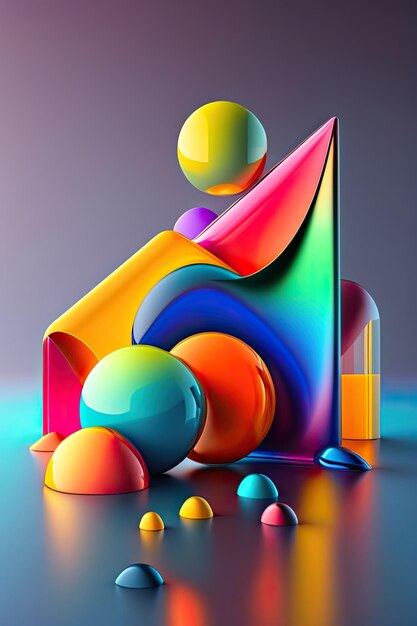 Fondo de pintura colorida líquida 3D