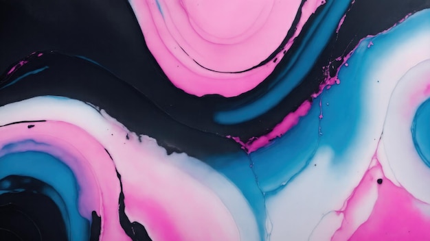 Foto fondo de pintura encáustica rosa y azul