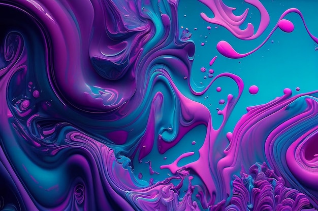 Fondo de pintura púrpura Creado con tecnología generativa Ai