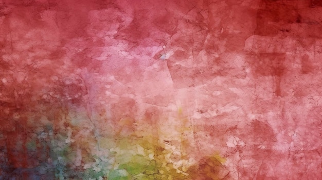 Fondo de pintura de textura grunge abstracto Fondo de grunge con espacio para texto o imagen Fondo de textura de macro de acuarela abstracta rosa generar ai