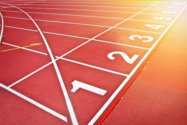 Fondo de pista de atletismo.