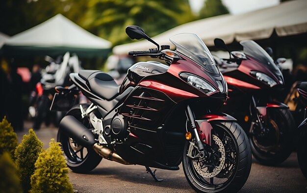 Fondo de pista de carreras de conducción de motos de carreras rápidas con espacio de copia