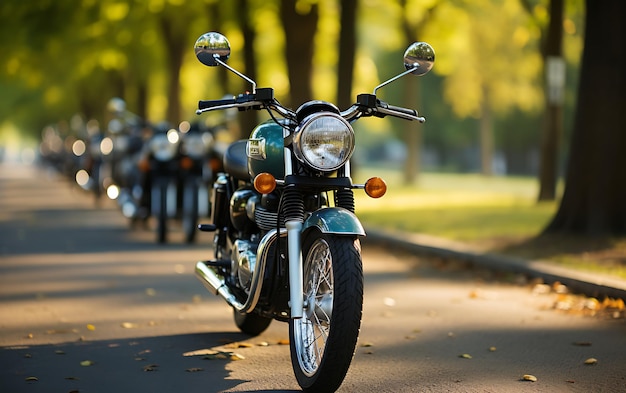 Fondo de pista de carreras de conducción de motos de carreras rápidas con espacio de copia