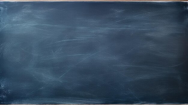 fondo pizarra vacía en blanco azul oscuro índigo de vuelta a la escuela con una copia de la tabla de tiza de espacio