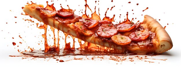 Foto el fondo de la pizza el fondo del pizza el estandarte del banquete del menú de comida el banquete de la pizza