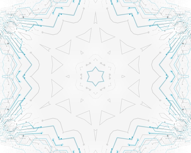 Fondo de placa de circuito de estilo de tecnología de alta tecnología. Fondo de ingeniería avanzada de minimalismo futurista de esquema digital