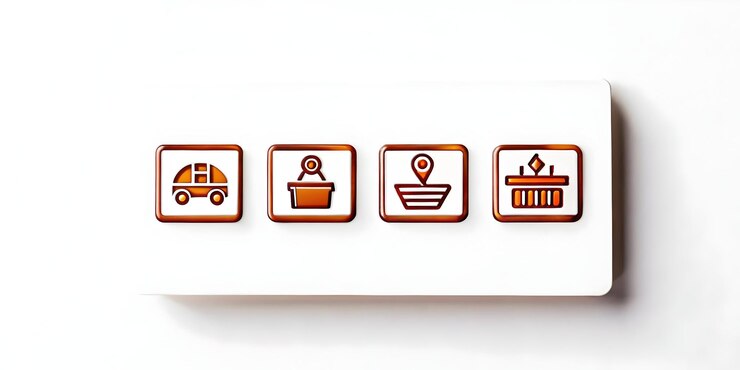 Foto fondo plano de tarjetas de visita brillantes con íconos minoristas diseño vectorial elegante para marketi profesional